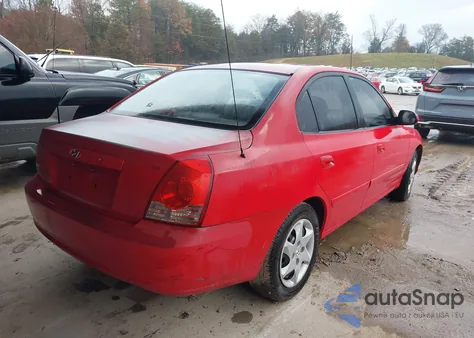 2004 Hyundai Elantra Gls/Gt z USA, uszkodzony, nr VIN KMHDN46D44U837932